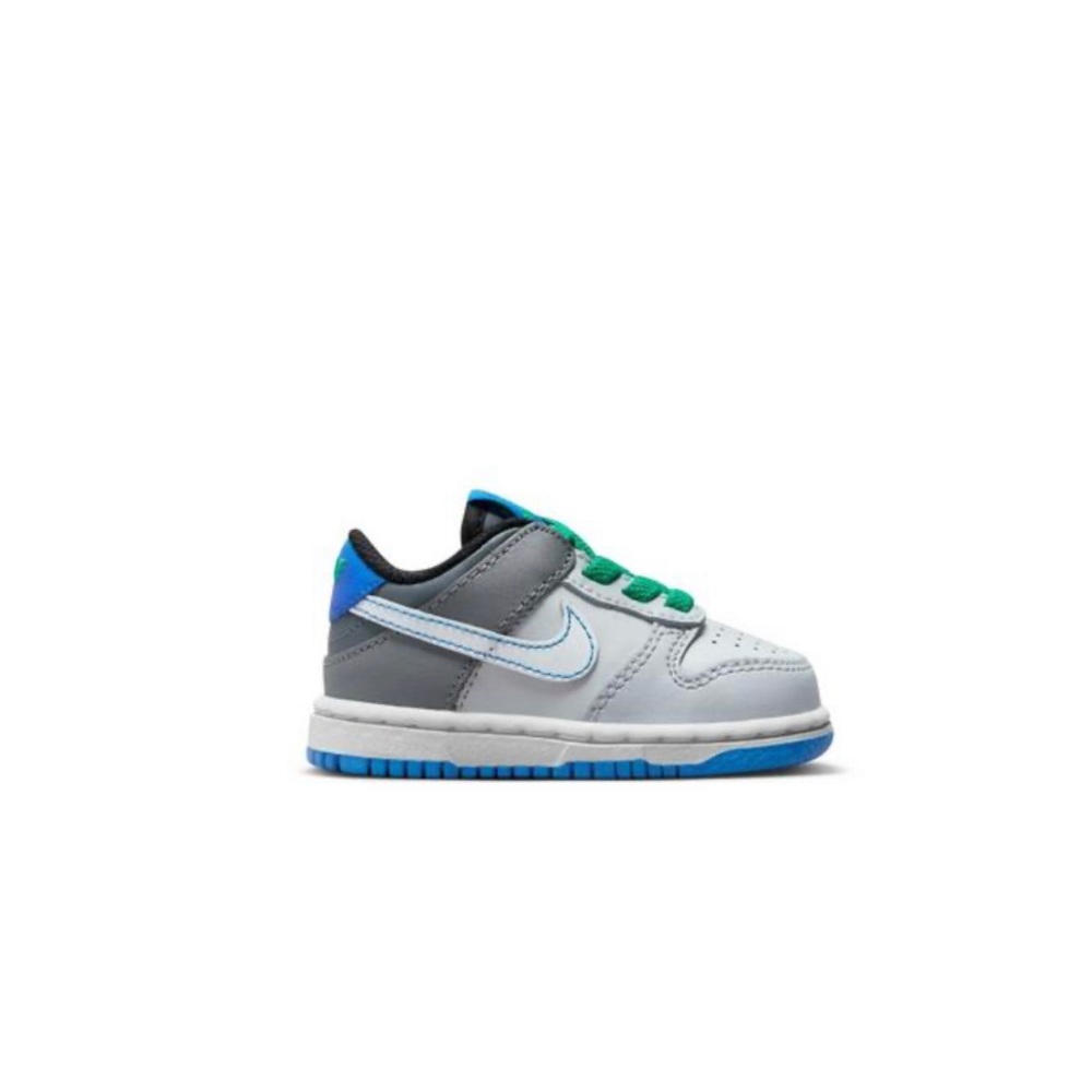 Nike Dunk Low "Pure Platinum/White/Cool Grey" Toddler Boys' Shoe. Size: 9c
